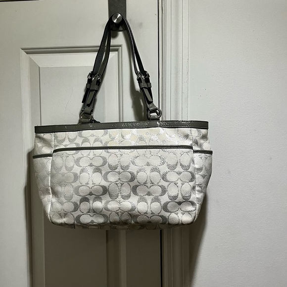 Coach bag C1175-F17724. Silver color - Picture 3 of 16